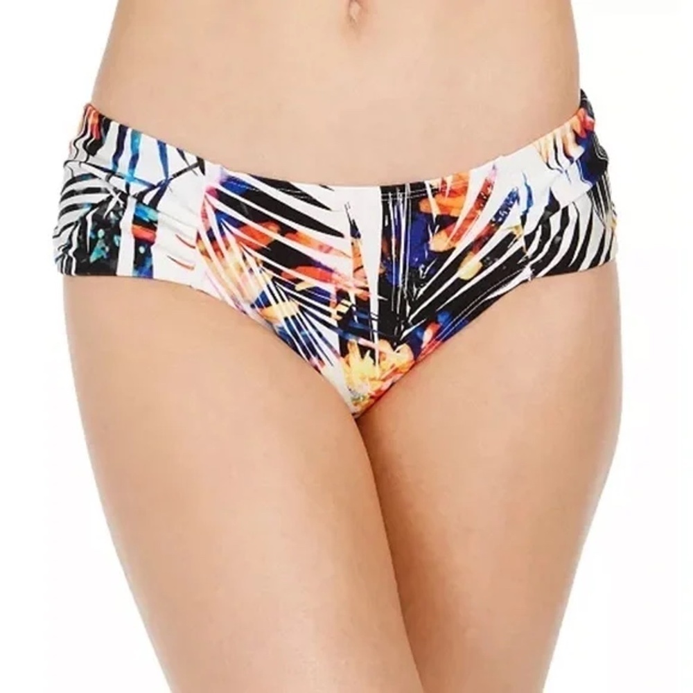 Rachel Roy Swimsuit Bottom Bikini Photo digital Mystic Palm Tropical Print NWOT